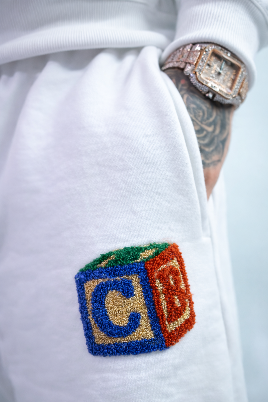 Cracka Baby Sweatpants (White)