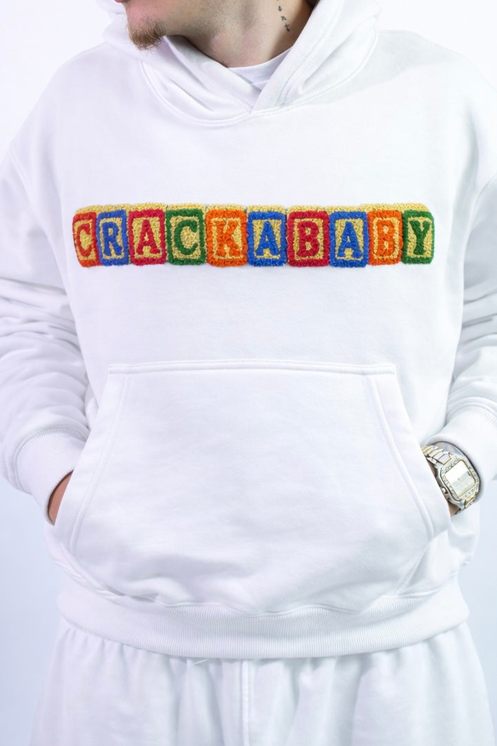 Cracka Baby Hoodie (White)