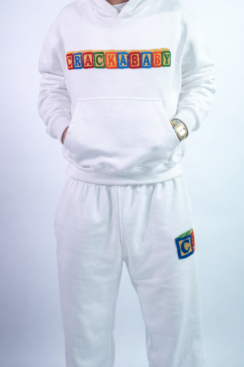 Cracka Baby Hoodie (White)